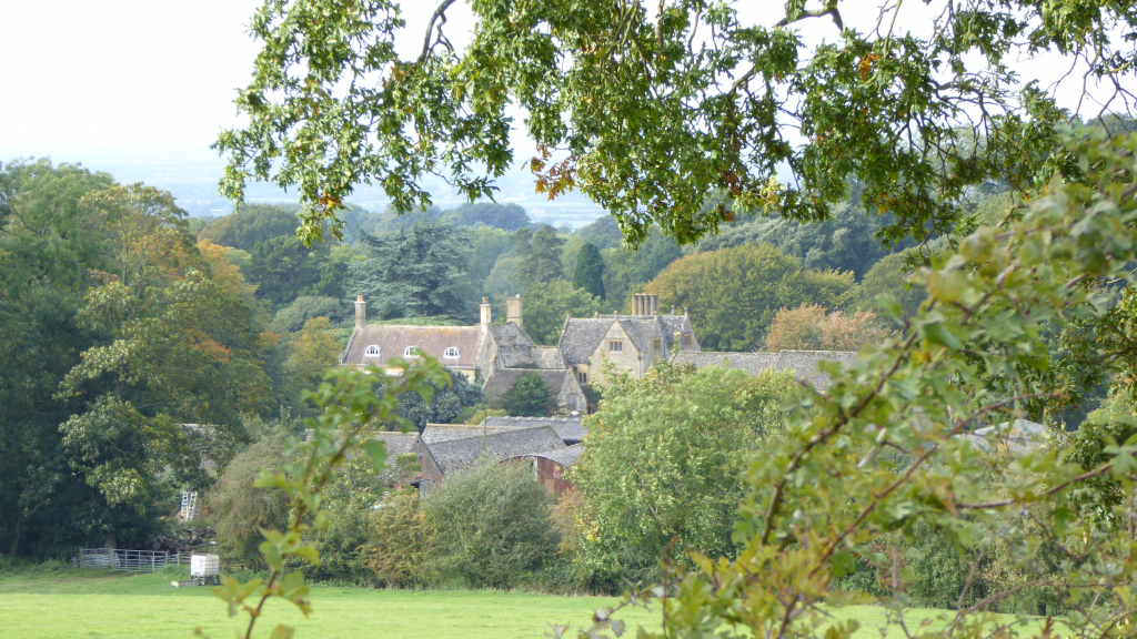 Hidcote Manor from Ebrington Hill walk